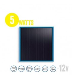 Flat Solar Panel Solarflat 5 Watt, 12V Brunton - 1