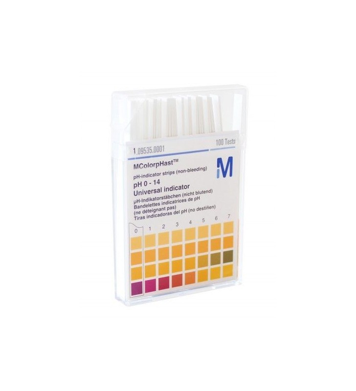 Ph Indicator Strips Between 0 And 14 Container Per 100 Units Synergy Supplies - 1