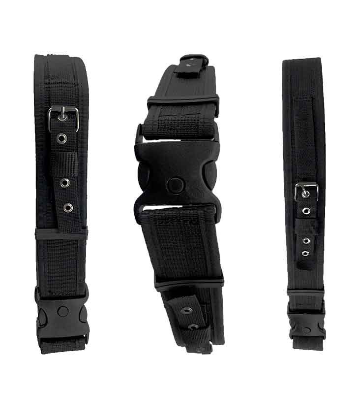 Nylon Mining Belt Self Rescue Straps And Battery Holder And Buckle With Triple Safety Synergy Supplies - 1